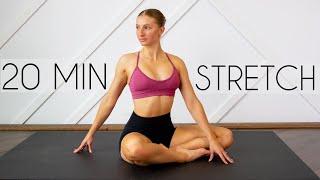 20 MIN FULL BODY STRETCH - for Stress Relief & Flexibility Minimal Talking