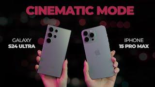 iPhone 15 Pro Max vs Galaxy S24 Ultra - CINEMATIC Video Comparison