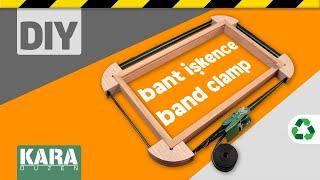 Bant gergi çerçeve aparatı yapımı  How to make a band clamp - DIY