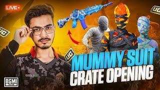 NEW MUMMY SET CRATE OPENING  BGMI CLASSIC AND SCRIMS LIVE  GODL ADMINO