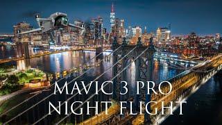 New York City Nights Stunning Aerial Views with DJI Mavic 3 Pro Drone