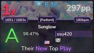 osu420  Yamajet feat. Hiura Masako - Sunglow Radiant 98.47%  297pp 1 - osu