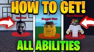 How To Get *ALL* Abilities in Meme Sea Roblox Instinct Aura Etc