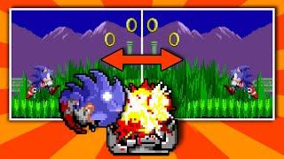 Sonic but Monitors Make Everything Backwards - Sonic Rom Hack