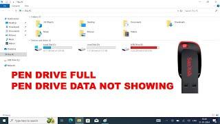 pen drive data not showing  Data not showing  Pen drive hide not showing