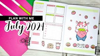 PLAN WITH ME  July 2024 Bullet Journal Setup