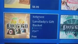 تحميل اضافة لعبة judgment مجاني على ps4