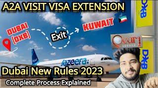 UAE DUBAI VISIT Visa Extension  Jazeera Airways ️ A2A Process Explained PEARL LOUNGE - Executive