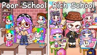 Rich School Vs Poor School in Avatar World  Sad Story  Avatar World  Pazu Games