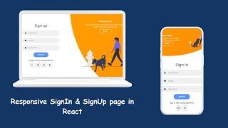 Responsive Login Page In React JS   Login Page In React JS  Animated Login Page In React  R6