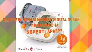 review tutorial tensimeter digital tensi one 1a suara