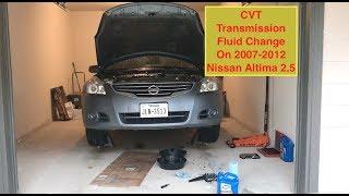 CVT Transmission Fluid change on 2007-2012 Nissan Altima