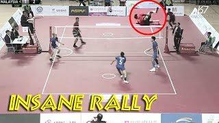 Top 10 Insane Sepaktakraw Rally Actions  HD