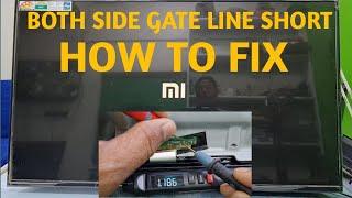 HOW TO FIX MI 43 TV PANEL PROBLEM  एम आइ ४३ टिवि SCREEN PROBLEM कैसै रिपियर होगा 