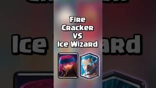 Firecracker  VS Ice Wizard #clashroyale #shorts