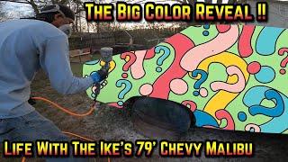 Painting @LifewiththeIkes 1979 Chevy Malibu A Tri-Stage Pearl - Dovestone By @UreChemTV - Jamb Paint