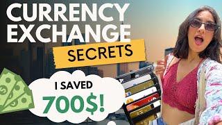 ALL you need to know for CURRENCY EXCHANGE for foreign travels  SECRET HACKS