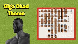 Giga Chad Theme  Can You Feel My Heart  Minecraft Note Blocks Tutorial