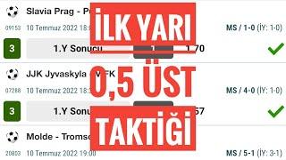 İLK YARI 05 ÜST VE TOPLAM GOL 1.5 ÜST NASIL BULUNUR? MUTLAKA İZLEYİN #golvar