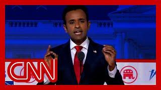 Dana Bash presses Vivek Ramaswamy on his Ukraine comments from debate