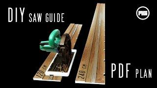 Homemade Circular Saw Guide  DIY Track Saw