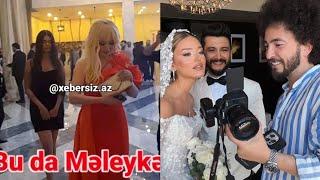 Aktirisa Məleykə Əsadova qızı ilə Nəzrinin toyundan video paylaşdı.Cütlüydən möhtəşəm fotolar