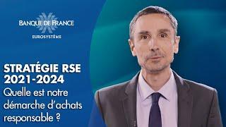 Quelle est notre démarche d’achats responsable ?  Banque de France