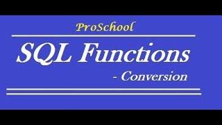 32. SQL Functions - ConversionTO_CHARTO_DATENVL & DECODE