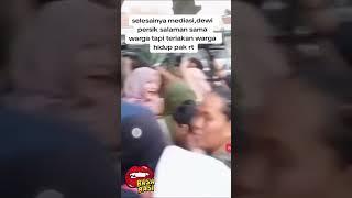 DEWI PERSSIK DI SORAK WARGA LEBIH BERPIHAK PADA PAK RT #shorts #gosipartishariini #fyp #fypシ