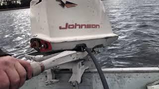 1962 18hp Johnson outboard