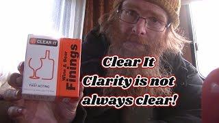 Youngs  CLEAR IT finings - when clarity is not clear.