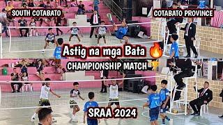 Elementary Boys - Championship Match  South Cotabato VS Cotabato Province  SRAA 2024