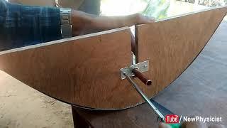 How to Make Solar Water Heater 100°C Using Parabolic Trough