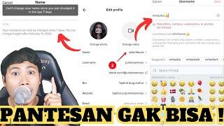 Inilah 3 Penyebab Tidak Bisa Ganti Nama Akun TikTok 