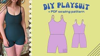 DIY Playsuit  Athleisure Sewing  Ava Playsuit  Edgewater Avenue