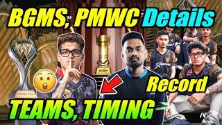 BGMS PMWC Day-1 Details  Teams Timing  Godl Record News 