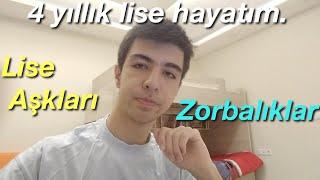 4 yıllık lise hayatımı anlatıyorum.  Lise Aşkları Zorbalıklar Toksik Arkadaşlıklar..