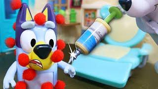 Bluey Toys Time for a Shot  Be Brave for Kids and Toddlers  Bluey Dolls