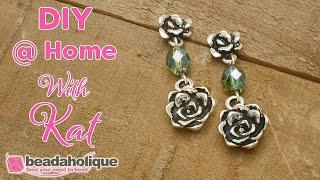 How to Make the Silver Succulent Earrings