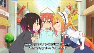 How Tohru And Elma Meet Each Other For The First Time  Miss Kobayashis Dragon Maid Season 2