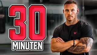 30 Min Home Workout zum LIVE mitmachen Ganzkörper Bodyweight Training für Zuhause