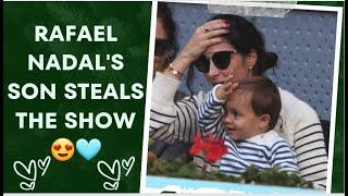 So Cuteness Fans Adore Rafael Nadals Son for Stealing the Spotlight at Madrid Open