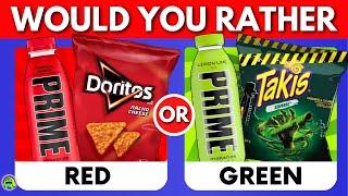 Would You Rather Red VS Green Food Edition 