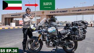 CROSSING INTO SAUDI ARABIA   S05 EP.36  PAKISTAN TO SAUDI ARABIA MOTORCYCLE