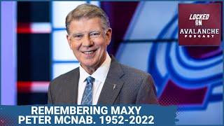 The Avs Take Four Points in Finland. The Great Avalanche Announcer Peter McNab Passes Away.