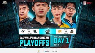 LIVE  MDL ID S9  Babak Playoffs  Hari 1