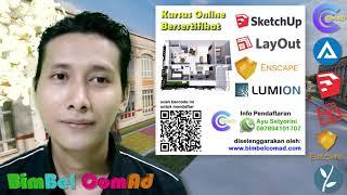 Kursus Online - Sketchup Layout Enscape Lumion