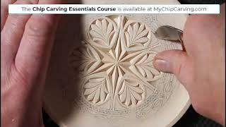 Chip carving Basswood scoop plate