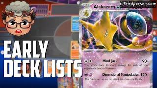 First Look at Alakazam ex Deck Lists - Pokemon TCG Scarlet & Violet 151 Preview
