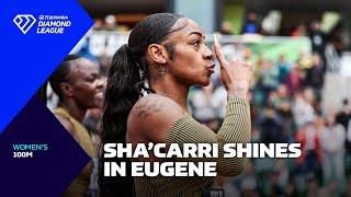 10.83 for ShaCarri Richardson as she excels in Eugene - Wanda Diamond League